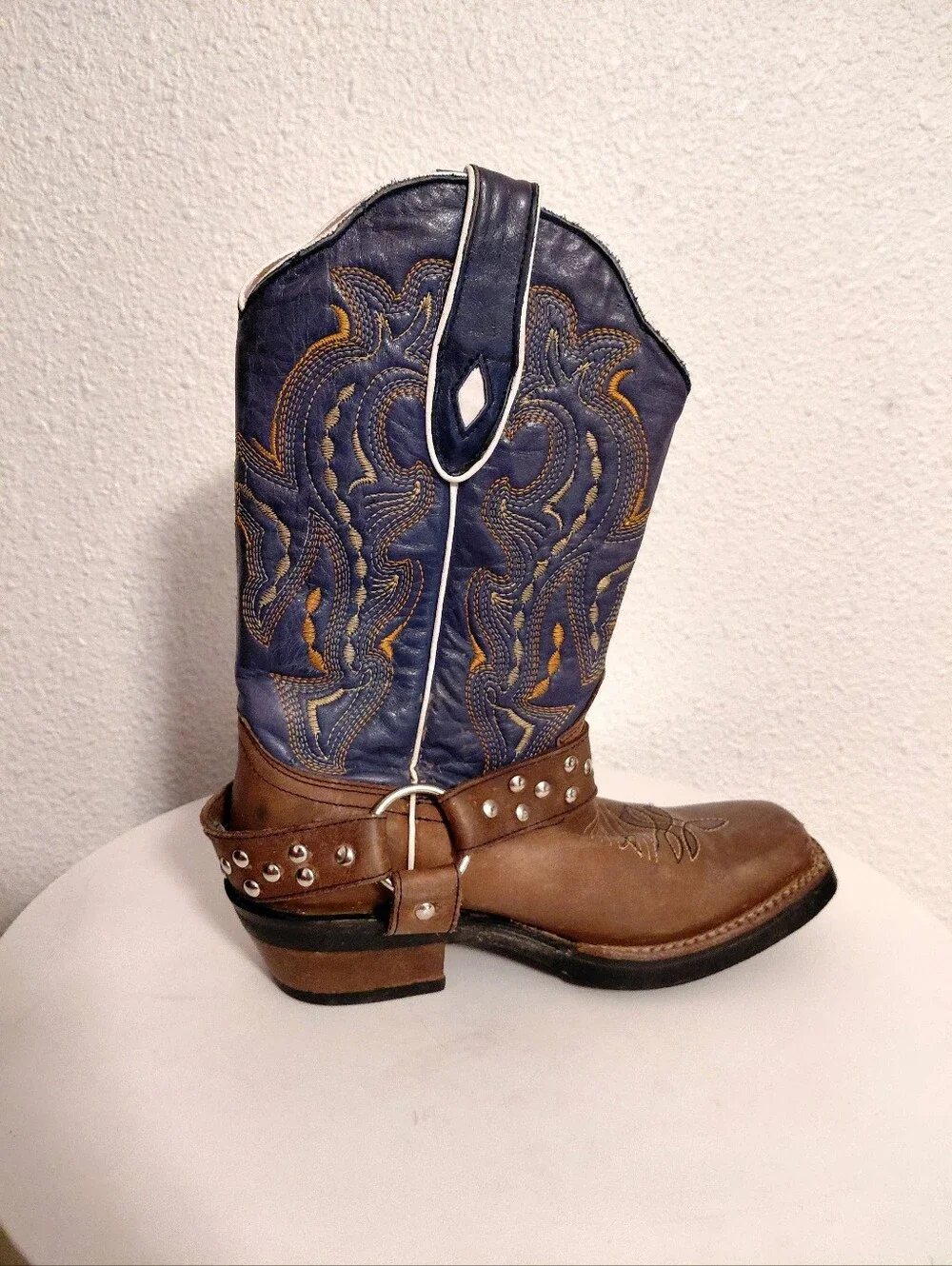 West Wind Western  Leather  Square Toe Midcalf Boots